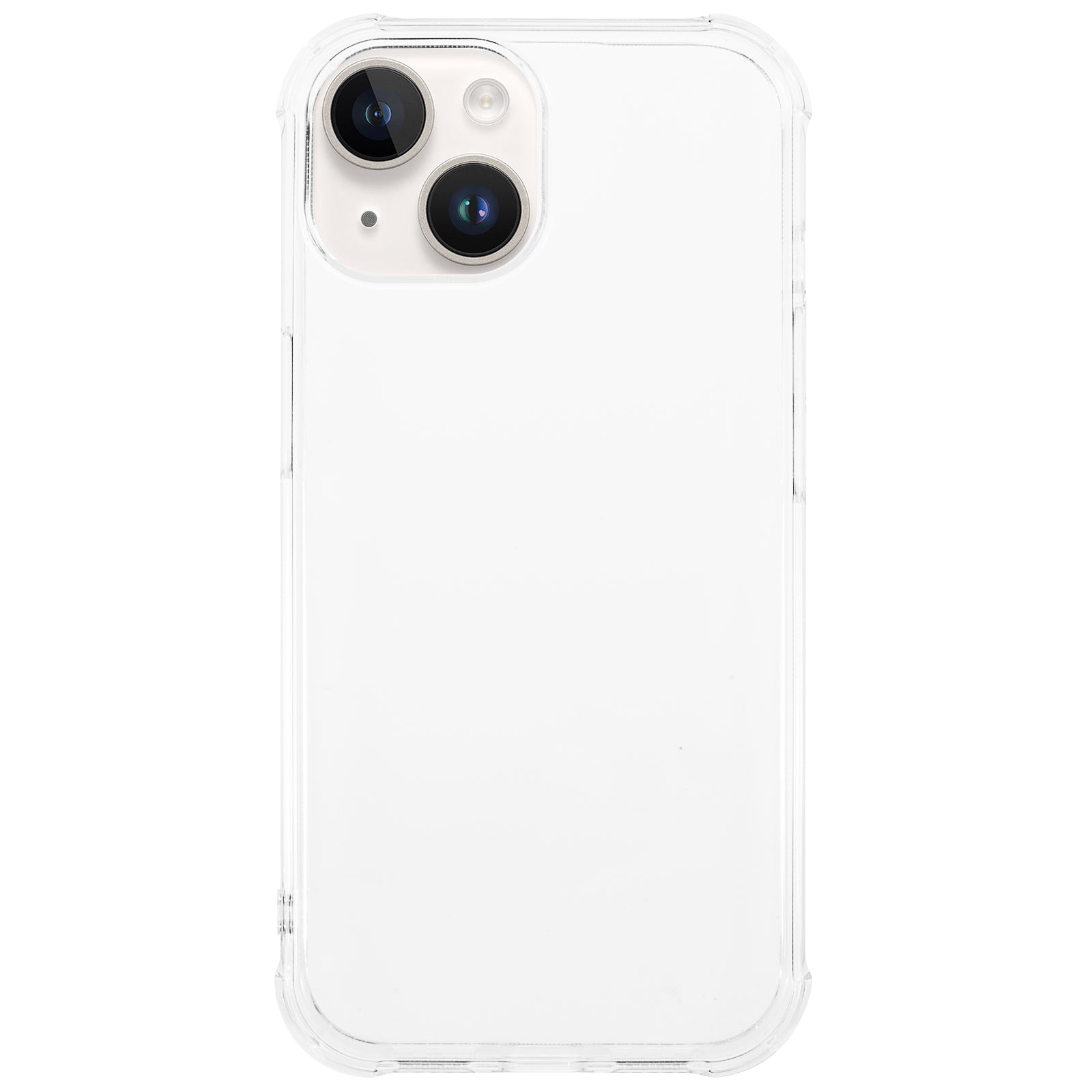 For iPhone 15 Plus Clear TPU Phone Shell Precise Cutout Sound Conversion Hole Cell Phone Cover Case For iPhone 15 Plus Clear TPU Phone Shell Precise Cutout Sound Conversion Hole Cell Phone Cover Case